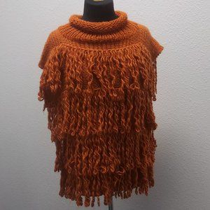 Saldarini 1882 Orange Wool fring Vest